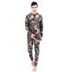 Термобелье мужское флисовое утепленное дышащее демисезонное Lesko A152 M Camouflage Green TR_3566-42582 - изображение 6
