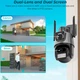 Уличная охранная WIFI камера наблюдения Besder P10Q-8MP Черный (1012-917-00) - изображение 2