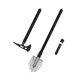 Багатофункціональна лопата з сокирою та ліхтарем Jiuxun Tools 9в1 - зображення 1