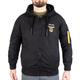 Куртка демісезонна Sturm Mil-Tec Flight Jacket Top Gun The Flying Legend Black M - зображення 1