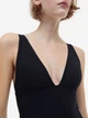 Купальник слитный женский H&M 61017357 36 Черный (OS_6666000265128) - изображение 7