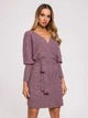 Sukienka sweterkowa damska Made Of Emotion M631 S/M Liliowa (5903887632638) - obraz 1