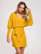 Sukienka sweterkowa damska Made Of Emotion M631 S/M Honey (5903887632614) - obraz 1