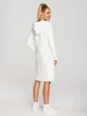 Sukienka dresowa z kapturem damska Made Of Emotion M695 XL Ecru (5903887673303) - obraz 2