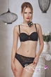 Бюстгальтер балконет RosaSelvatica ANGELICA_RE293 70C Чёрный - изображение 1