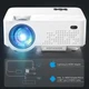 Мультимедійний проектор Hopvision T21 HD 6500 Лм з динаміками Factory Recertified g4 - зображення 3