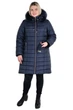 Fashions • Пальто женское Памела Fashions 82 темно-синий (1878(ПМ)-мк) - изображение 3