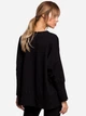 Bluza damska bez kaptura oversize Made Of Emotion M491 S/M Czarna (5903068474910) - obraz 2