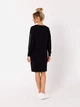 Bluza damska bez kaptura Made Of Emotion M727 2XL Czarna (5903887695510) - obraz 4
