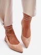 Baleriny damskie bez pięty Lilly Ann 37 Nude (5905677653540) - obraz 3