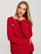 Sweter damski luźny Made Of Emotion M712 S/M Malinowy (5903887671514) - obraz 4
