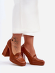 Loafersy Inna Marka Alisa 37 Camel (5905677655643) - obraz 2