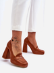 Loafersy Inna Marka Alisa 37 Camel (5905677655643) - obraz 6