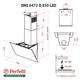 Витяжка декоративна похила Perfelli DNS 6472 D 850 BL LED - зображення 10