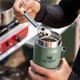 Термос для Їжі з ложкою 400мл, нержавіюча сталь Stanley CLASSIC HAMMERTONE GREEN 10-09382-004 - изображение 4