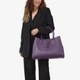 Сумка женская кожаная шоппер большая Regina Notte Shopper 3177 Фиолетовый - изображение 2