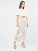 Юбка Zara 7697/047/808 L Молочная с пайеткыми (07697047808046) - изображение 3