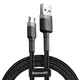 Дата кабель Baseus Cafule MicroUSB Cable 1.5A (2m) Серый / Черный - изображение 2