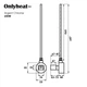ТЕН для рушникосушки Onlyheat Argent Chrome Pro 0.6 кВт з трійником (прихований монтаж) - изображение 4