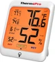 Цифровой климатический термогигрометр ThermoPro TP53 термометр-гигрометр для измерения влажности и температуры в помещении с сенсорным экраном и подсветкой + магнит - изображение 2