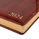 Щоденник Leo Planner А5 датований 2024 Whisky коричневий (252448) - изображение 3