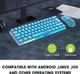 Игровая клавиатура и мышь ZIYOU LANG T60 с подсветкой (британская раскладка, голубой) - изображение 10