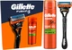 Подарунковий набір Gillette Fusion Станок для гоління чоловічий (бритва) з 1 змінним лезом + Гель для гоління 200 мл (8700216075329) - зображення 1