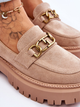 Loafersy Inna Marka Larey 38 Beżowe (5905677114430) - obraz 8
