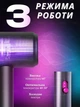 Профессиональный мощный компактный фен стайлер для волос с функцией ионизации Powerful HAIR DRYER Черный с розовым (4573836223) - изображение 2
