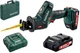 Акумуляторна шабельна пила Metabo SSE 18 LTX Compact 2 акб 2 Ah, у кейсі (602266500) - зображення 1