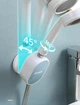 Пластиковый держатель лейки душа ECOCO E2127 (Белый с серым) - изображение 5
