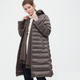 Пальто Uniqlo ULTRA LIGHT DOWN розмір 3XL коричневе (453357) - изображение 1