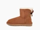 Угги женские UGG Classic 2 Mini Bailey Bow 41р Chestnut (1016501-CHE) - изображение 3