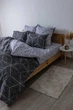 Комплект постельного белья ТЕП Семейный 215x150х2 Quadro Star Grey (2-00882_25737) - изображение 5