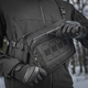 Однолямкова сумка M-Tac Admin Bag Elite Black з відсіком для пістолета. - зображення 6