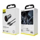 Автомобільний зарядний пристрій Baseus Digital Display PPS Dual Quick Charger Car Charger 45W With Mini Cable Type-C to Type-C 3A Black 1m (TZCCBX-C0G) - зображення 13
