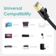 Патч-корд KINBETA Cat 7 Ethernet Cable, 3м Black - изображение 5