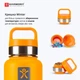 Термос Harmony Comfort Sunflower 1 л. с двумя крышками - изображение 8