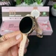 Жіночий смарт-годинник DTS Bluetooth виклик для Android, iOS gold силікон - зображення 1