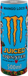 Упаковка безалкогольного енергетичного сильногазованого напою Monster Energy Mango Loco Juiced 500 мл х 12 банок (5060947547148) - зображення 2
