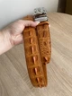 Ремінь зі шкіри крокодила Ekzotic Leather Коньячний жовтогарячий (crb05_1) - зображення 4
