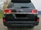 Обвіс спідниця заднього бампера Executive Toyota Land Cruiser 200 стиль 2016 колір чорний для Toyota Land Cruiser 200 2015-2021 (6498) - зображення 6
