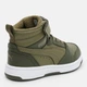 Детские демисезонные ботинки для мальчика Puma Rebound V6 Mid 30797902 28 Puma Olive-Puma White (4099683241349) - изображение 4