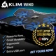 Охлаждающая подставка для ноутбука KLIM Wind с 4 вентиляторами, 2 порта USB Черный с синим - изображение 3