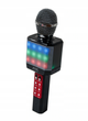 Дитячий бездротовий мікрофон караоке з LED підсвічуванням WSTER WS-1828U з Bluetooth колонкою 5Вт та функцією зміни голосу Чорний із сріблястим - зображення 10