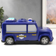 Дитяча скарбничка сейф Smart Kids Money Box з кодовим замком та відбитком пальця зі звуком Синій - зображення 5