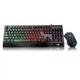 Провідна ігрова клавіатура та миша KEYBOARD Zeus з RGB підсвічуванням Чорний - зображення 5
