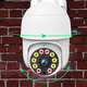 Уличная WIFI камера видеонаблюдения Easy Cam PTZ360-10Led IP66 поворотная 360° с удаленным доступом, двухсторонним аудио, ночной съёмкой и датчиком движения - изображение 5