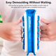 Силиконовая форма для льда с крышкой на 18 кубиков Cool Home ICE Tray лоток для заморозки воды - изображение 8