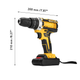Аккумуляторная дрель в чемодане с 2 аккумуляторами XPRO Power Drill 1344-1, черный (42650-1344-1_861) - изображение 4